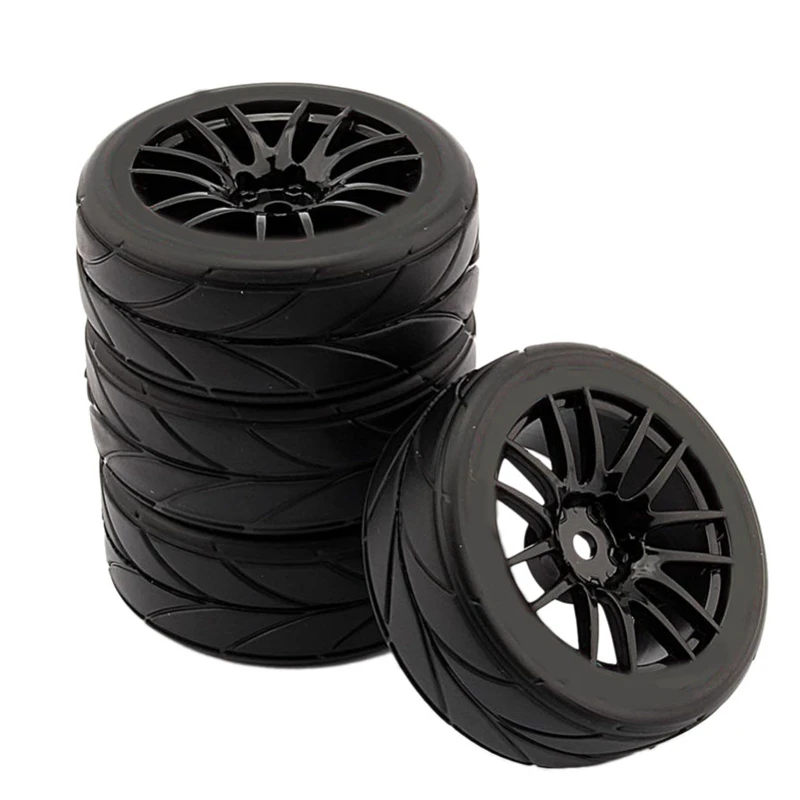 4Pcs 1/10 Rubber Tire Rc Racing Car Tires On Road Wheel Rim Fit For Hsp Hpi 9068-6081 Rc Car Part
4Pcs 1/10 Rubber Tire Rc Racing Car Tires On Road Wheel Rim Fit For Hsp Hpi 9068-6081 Rc Car Part