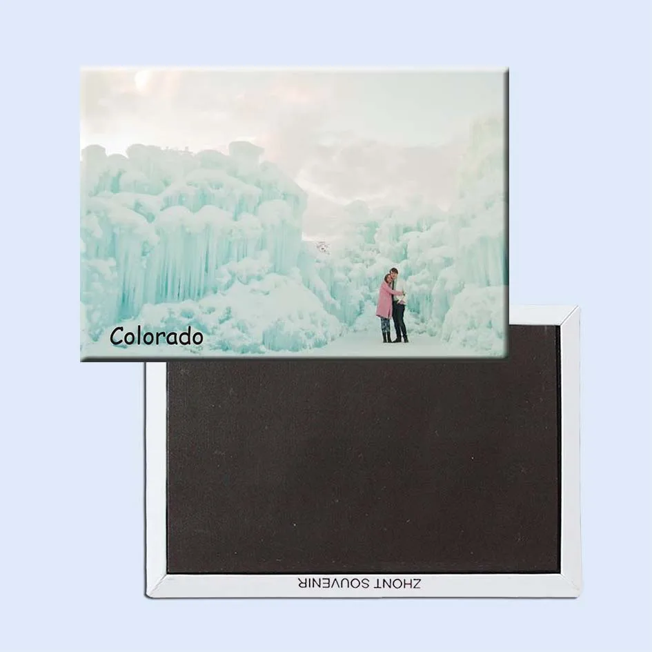

SOUVEMAG Ice Castles in Silverthorne, Colorado Refrigerator Magnets 21073,Souvenirs of Worldwide Landscape Online Store