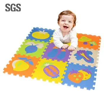 9 PCS Per Set Splicing Mobilization EVA Fruits Vegetables Mats Children's Educational Toys Puzzle Crawling Mat
9 PCS Per Set Splicing Mobilization EVA Fruits Vegetables Mats Children's Educational Toys Puzzle Crawling Mat