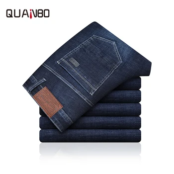 QUANBO Brand 2020New Autumn Men's Fashion Jeans Business Casual Stretch Slim Straight Jeans Male Classic Trousers Denim Pants
QUANBO Brand 2020New Autumn Men's Fashion Jeans Business Casual Stretch Slim Straight Jeans Male Classic Trousers Denim Pants