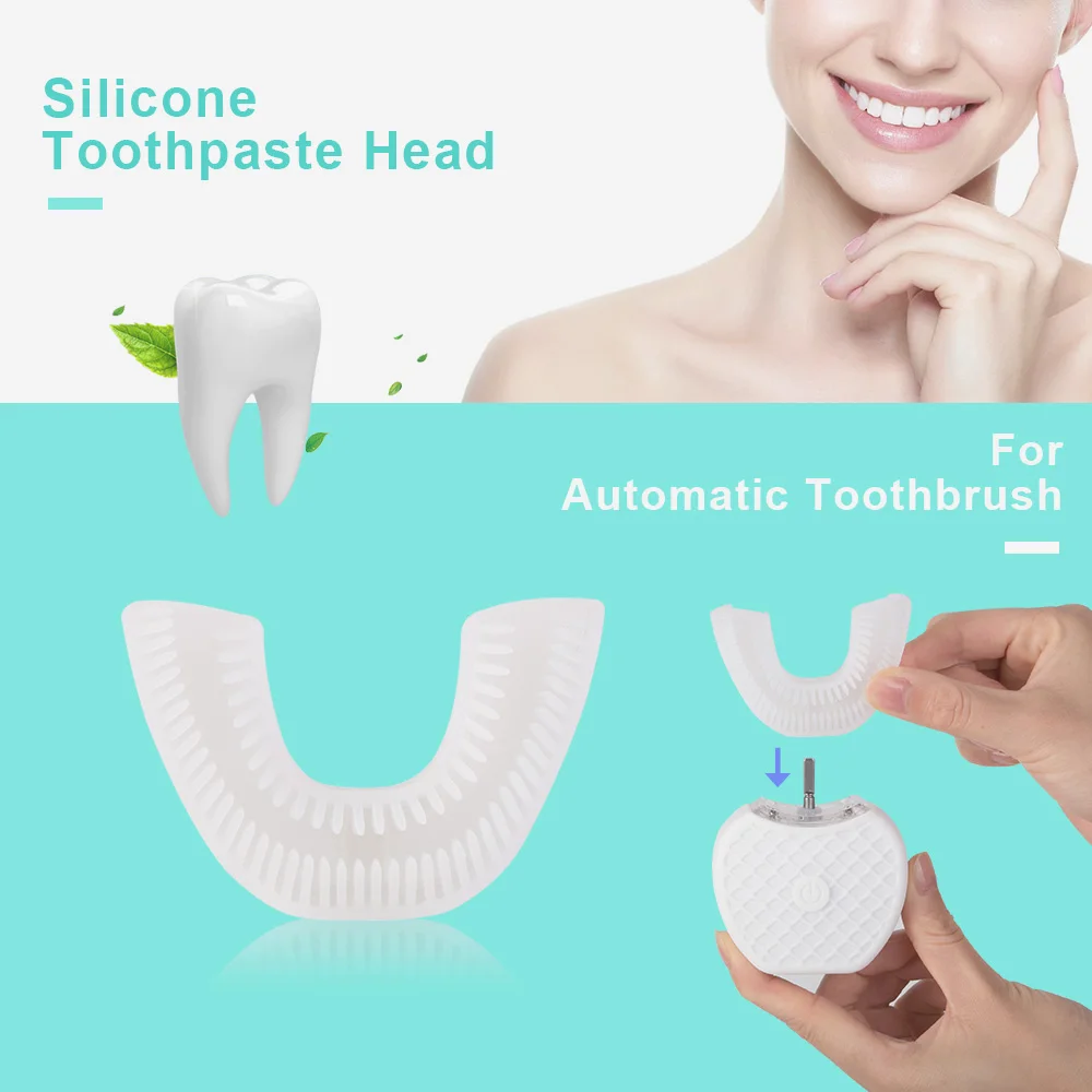 360° Automatic Sonic Electric Toothbrush Mouth Tray Intelligent U Type Automatic Toothbrush Mouth Piece
360° Automatic Sonic Electric Toothbrush Mouth Tray Intelligent U Type Automatic Toothbrush Mouth Piece