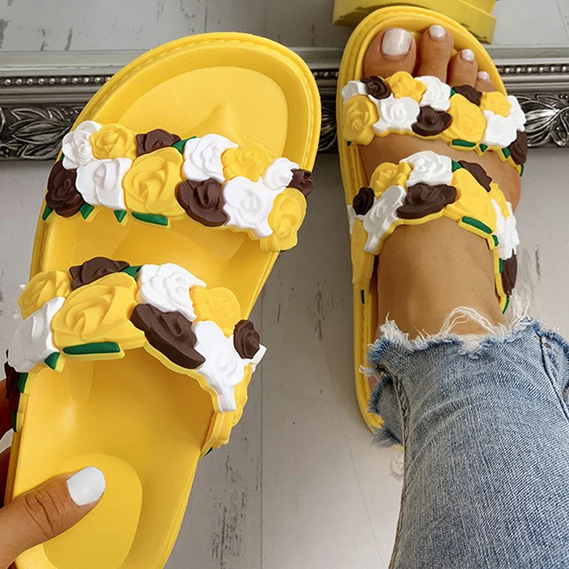 Summer Slippers Women Shoes Platform Sandals Slides 3D Flower Chanclas Mujer Beach Slippers Dames Girls
Summer Slippers Women Shoes Platform Sandals Slides 3D Flower Chanclas Mujer Beach Slippers Dames Girls