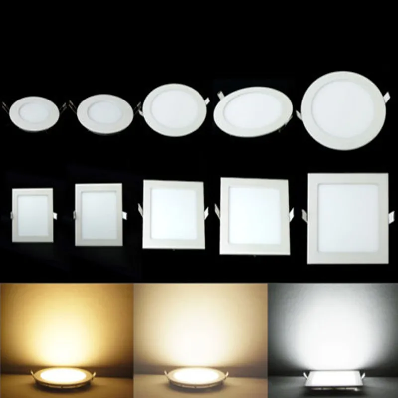 Ultra thin LED Panel Light Recessed LED Ceiling Light Spot Down Light with driver AC85-265V Warm White/Natural White/Cold White
Ultra thin LED Panel Light Recessed LED Ceiling Light Spot Down Light with driver AC85-265V Warm White/Natural White/Cold White