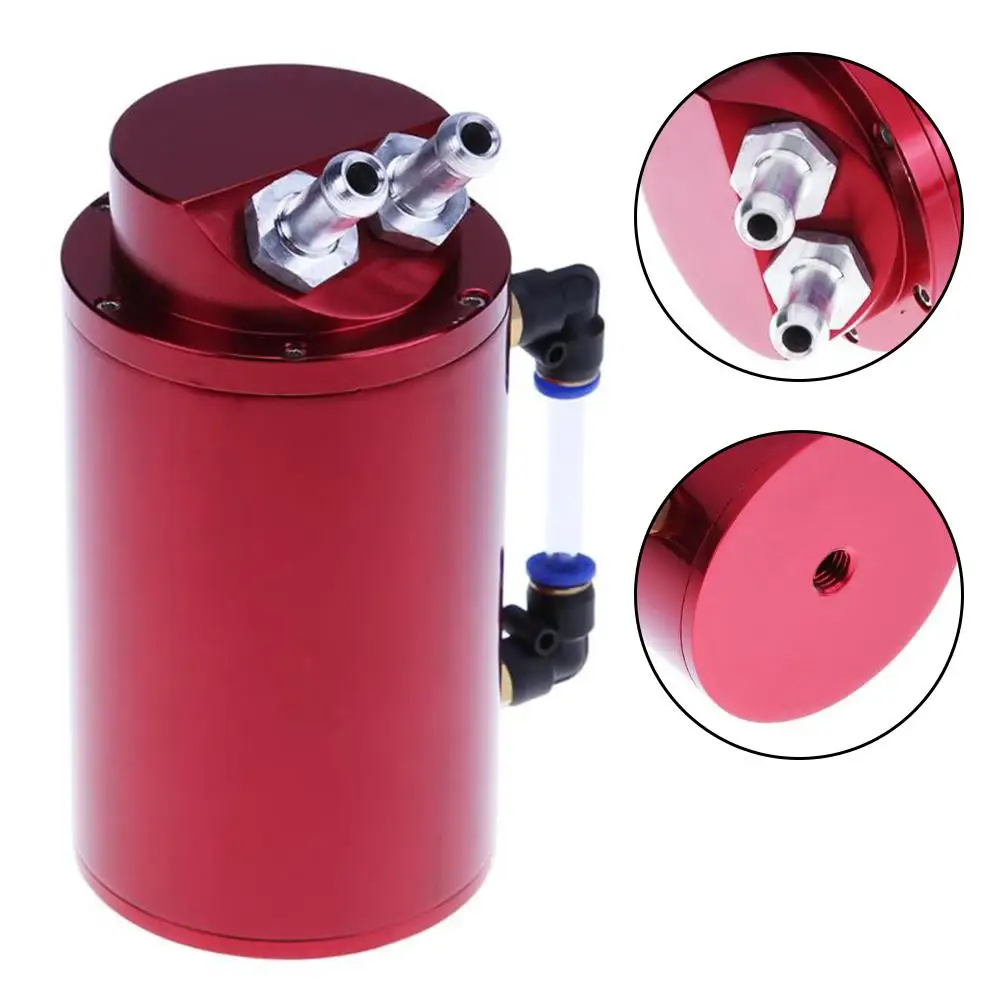 Universal D1 Aluminum Alloy Car Cylinder Shaped 10mm/15mm Engine Oil Catch Tank Can Reservior Fuel Supply System Accessories
Universal D1 Aluminum Alloy Car Cylinder Shaped 10mm/15mm Engine Oil Catch Tank Can Reservior Fuel Supply System Accessories