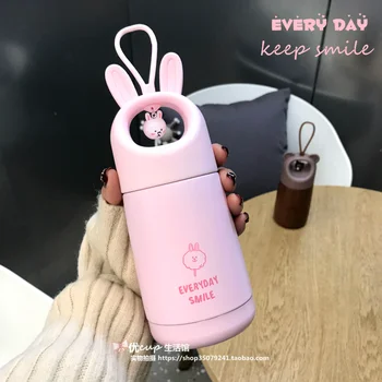 350ml Hot Cake Korean Cute Small Bear Rabbit Cartoon thermos Portable Children Student Couple Stainless Steel Vacuum Flasks
350ml Hot Cake Korean Cute Small Bear Rabbit Cartoon thermos Portable Children Student Couple Stainless Steel Vacuum Flasks