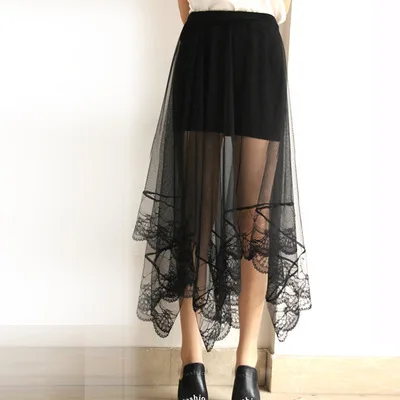 Half-body Skirt Thin Long Women Sexy Lace Skirts Fashion Solid Casual Mesh tulle skirt Hollow Out short Pencil Elegant dd18
Half-body Skirt Thin Long Women Sexy Lace Skirts Fashion Solid Casual Mesh tulle skirt Hollow Out short Pencil Elegant dd18