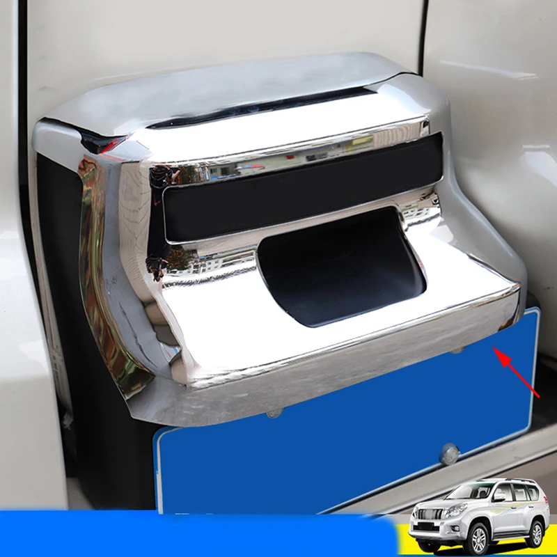 For Toyota LAND CRUISER PRADO FJ 150 FJ150 2018 Rear license plate Box Cover Frame Panel Trim ABS Chrome Sticker Car Accessories
For Toyota LAND CRUISER PRADO FJ 150 FJ150 2018 Rear license plate Box Cover Frame Panel Trim ABS Chrome Sticker Car Accessories