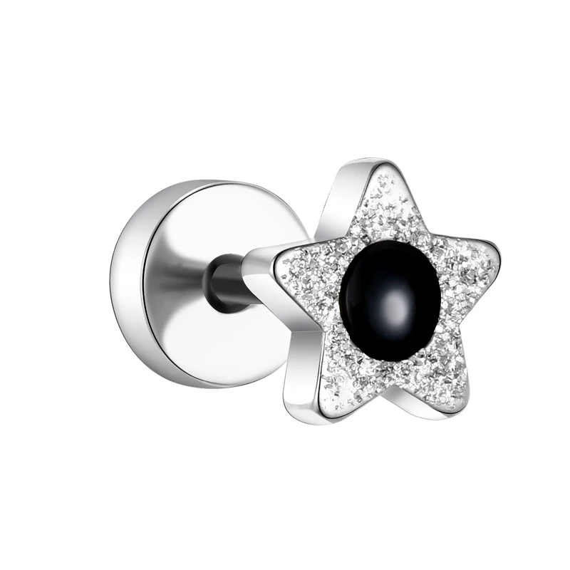 GEOMEE 1Pair 316L Surgical Steel Star Enamel Cartilage Helix Barbell Bar Ear Stud Piercing Earring Jewelry for Girls Brinco
GEOMEE 1Pair 316L Surgical Steel Star Enamel Cartilage Helix Barbell Bar Ear Stud Piercing Earring Jewelry for Girls Brinco