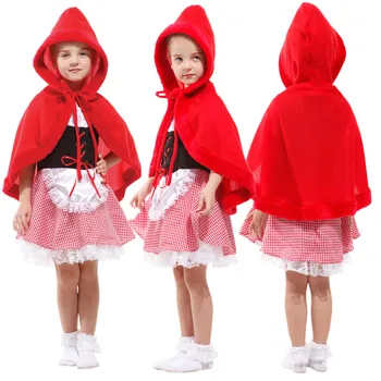 Kids Girls Little Red Riding Hood Clothes Children Cosplay Fancy Dress Costumes for Halloween Christmas Carnival COS Masquerade
Kids Girls Little Red Riding Hood Clothes Children Cosplay Fancy Dress Costumes for Halloween Christmas Carnival COS Masquerade