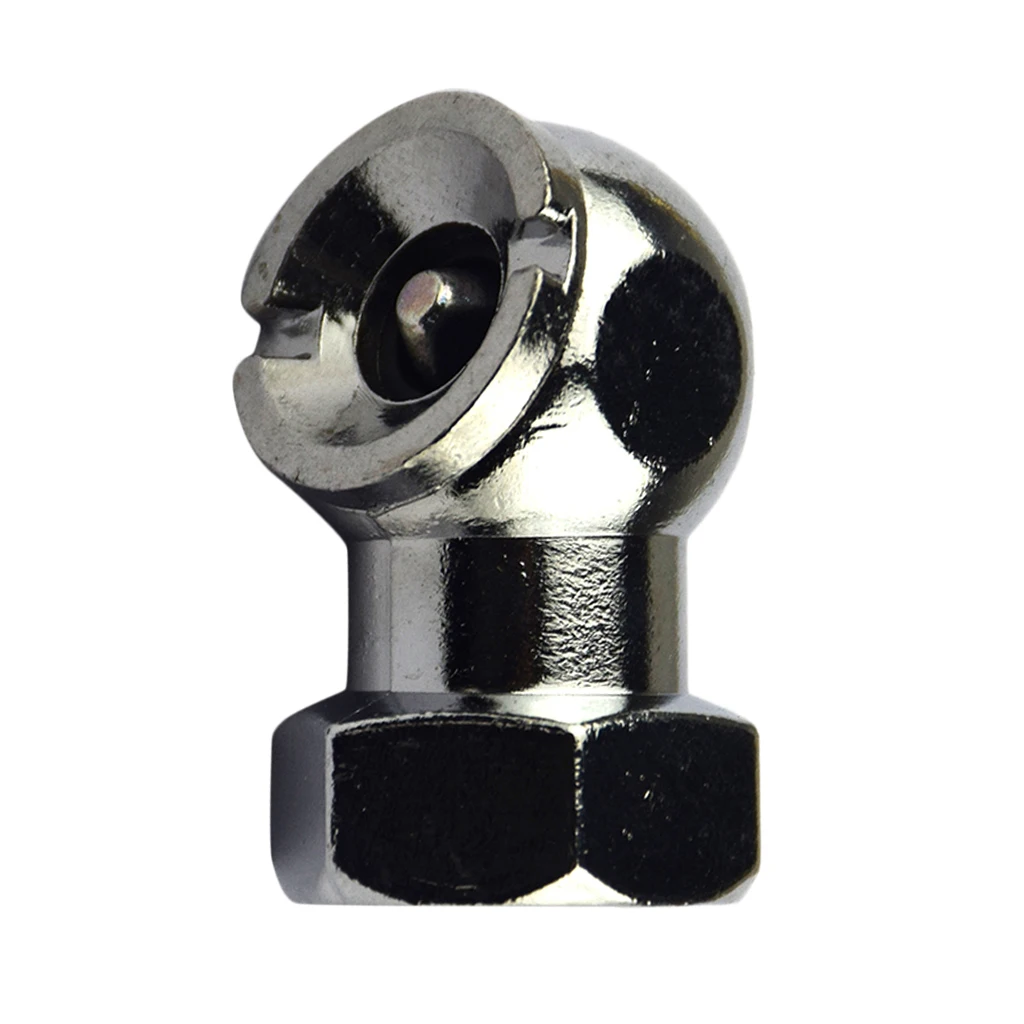 1/4' Alloy Car Tyre Inflator Compressor Valve Connector 45 Degree Head Air Chuck Ball Tire Silver 32mm
1/4' Alloy Car Tyre Inflator Compressor Valve Connector 45 Degree Head Air Chuck Ball Tire Silver 32mm