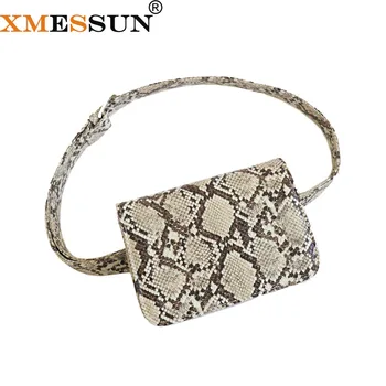 XMESSUN Women Waist Pack Serpentine Fanny Pack Pu Leahter Famal Fashion Snake Skin Waist Belt High quality Female Purse H144
XMESSUN Women Waist Pack Serpentine Fanny Pack Pu Leahter Famal Fashion Snake Skin Waist Belt High quality Female Purse H144
