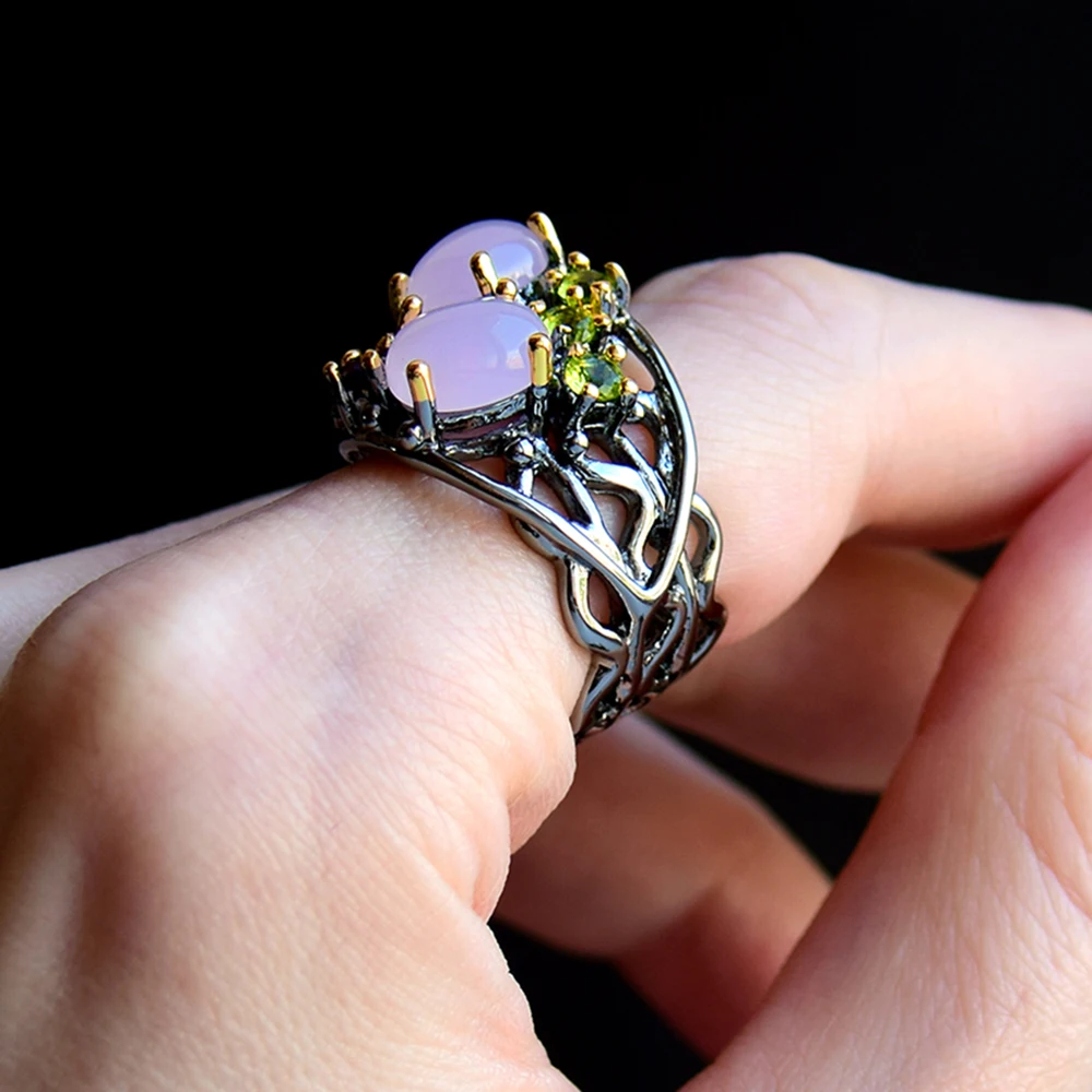 Hollow design Oval Pink Opal stone Ring Trendy Gun Black Jewellery Top quality Fast delivery Women Brass Jewelry rings
Hollow design Oval Pink Opal stone Ring Trendy Gun Black Jewellery Top quality Fast delivery Women Brass Jewelry rings