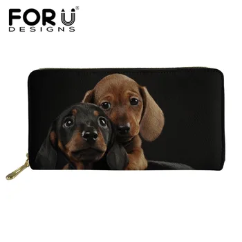 FORUDESIGNS Kawaii Dachshund Printing Women Long Wallets and Purse Female Travel Functional Clutch Bag Cards Holder Coin Purses
FORUDESIGNS Kawaii Dachshund Printing Women Long Wallets and Purse Female Travel Functional Clutch Bag Cards Holder Coin Purses