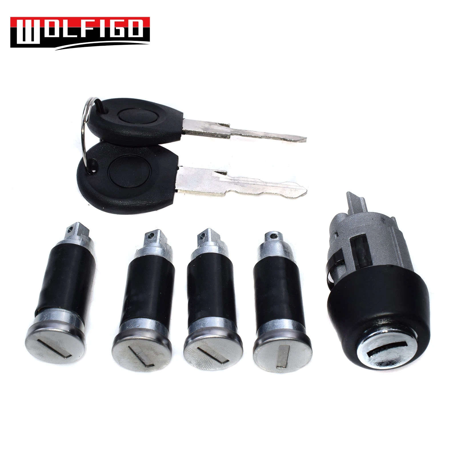 WOLFIGO 7Pcs/Set 1 Ignition Switch 4 Door Lock Barrel W/ 2 Keys For VW T4 Caravelle MK IV 1990-2003 Transporter 701837205
WOLFIGO 7Pcs/Set 1 Ignition Switch 4 Door Lock Barrel W/ 2 Keys For VW T4 Caravelle MK IV 1990-2003 Transporter 701837205