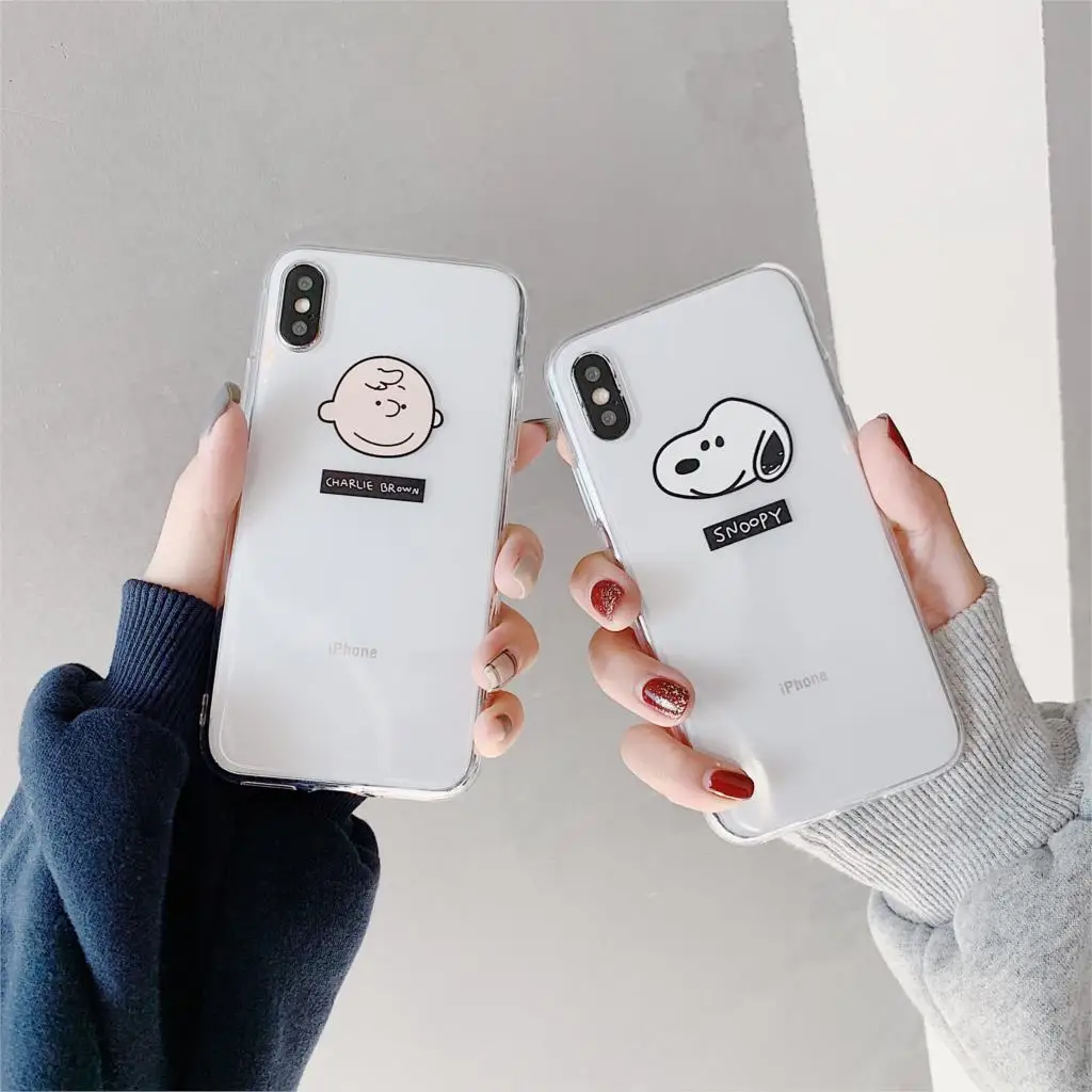 For iPhone X Case Snoopy Charlie Phone Case for iphone 6 6S 7 8 Plus X XR XS Max Cute Cartoon Cover Soft TPU Capa
For iPhone X Case Snoopy Charlie Phone Case for iphone 6 6S 7 8 Plus X XR XS Max Cute Cartoon Cover Soft TPU Capa