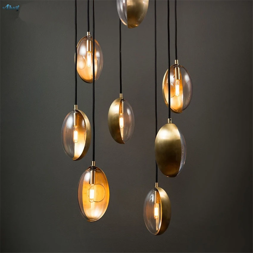 Post Modern Luxury Oval Ball Pendant Lights Restaurant Nordic Living Room Bedroom Lamp Copper Design Hanging Lights Fixtures
Post Modern Luxury Oval Ball Pendant Lights Restaurant Nordic Living Room Bedroom Lamp Copper Design Hanging Lights Fixtures
