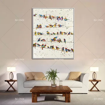 wall decoration handpainted canvas oil painting colorful birds canvas picture abstract modern animal painting for living room
wall decoration handpainted canvas oil painting colorful birds canvas picture abstract modern animal painting for living room
