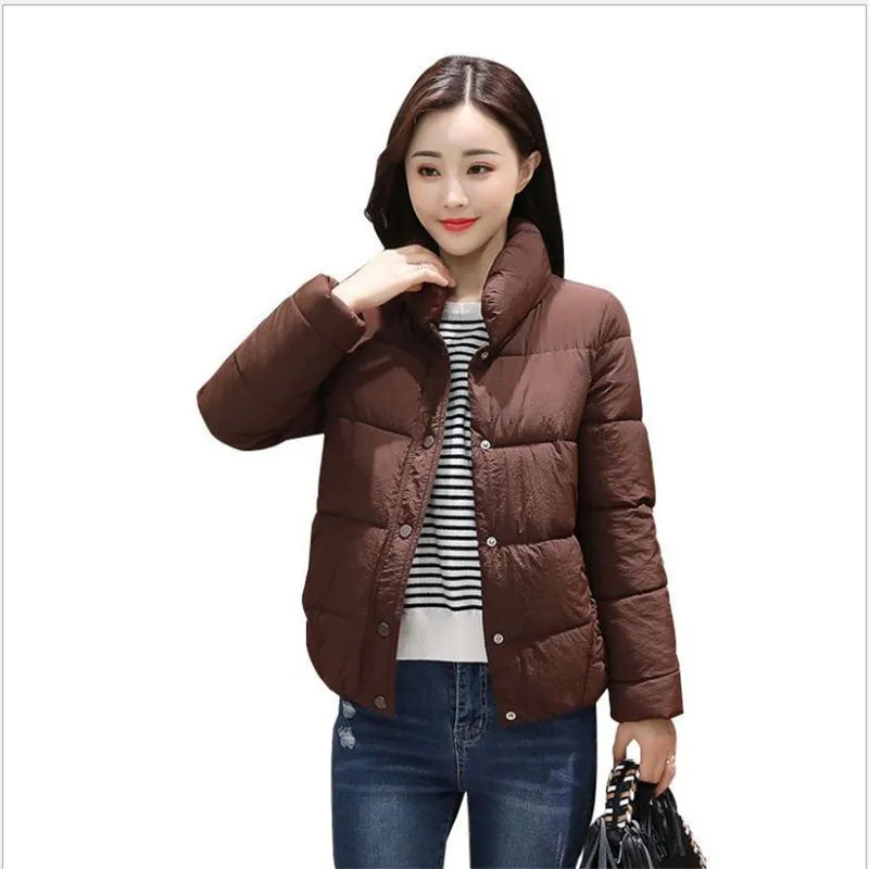 New Autumn Winter Women Short Down Jackets 2018 Fashion Women Down Cotton Jacket Stand-Collar Button Slim Warm Parkas Mujer Q714
New Autumn Winter Women Short Down Jackets 2018 Fashion Women Down Cotton Jacket Stand-Collar Button Slim Warm Parkas Mujer Q714