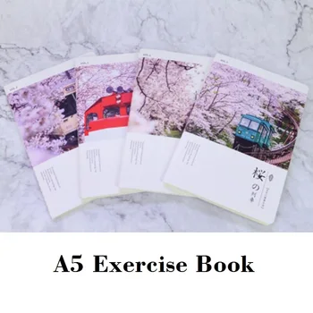 A5 Exercise Book for Students Cherry Blossoms Train Notebook Libretas y cuadernos Creativos 210*142mm, 44 sheets/ 88 pages
A5 Exercise Book for Students Cherry Blossoms Train Notebook Libretas y cuadernos Creativos 210*142mm, 44 sheets/ 88 pages
