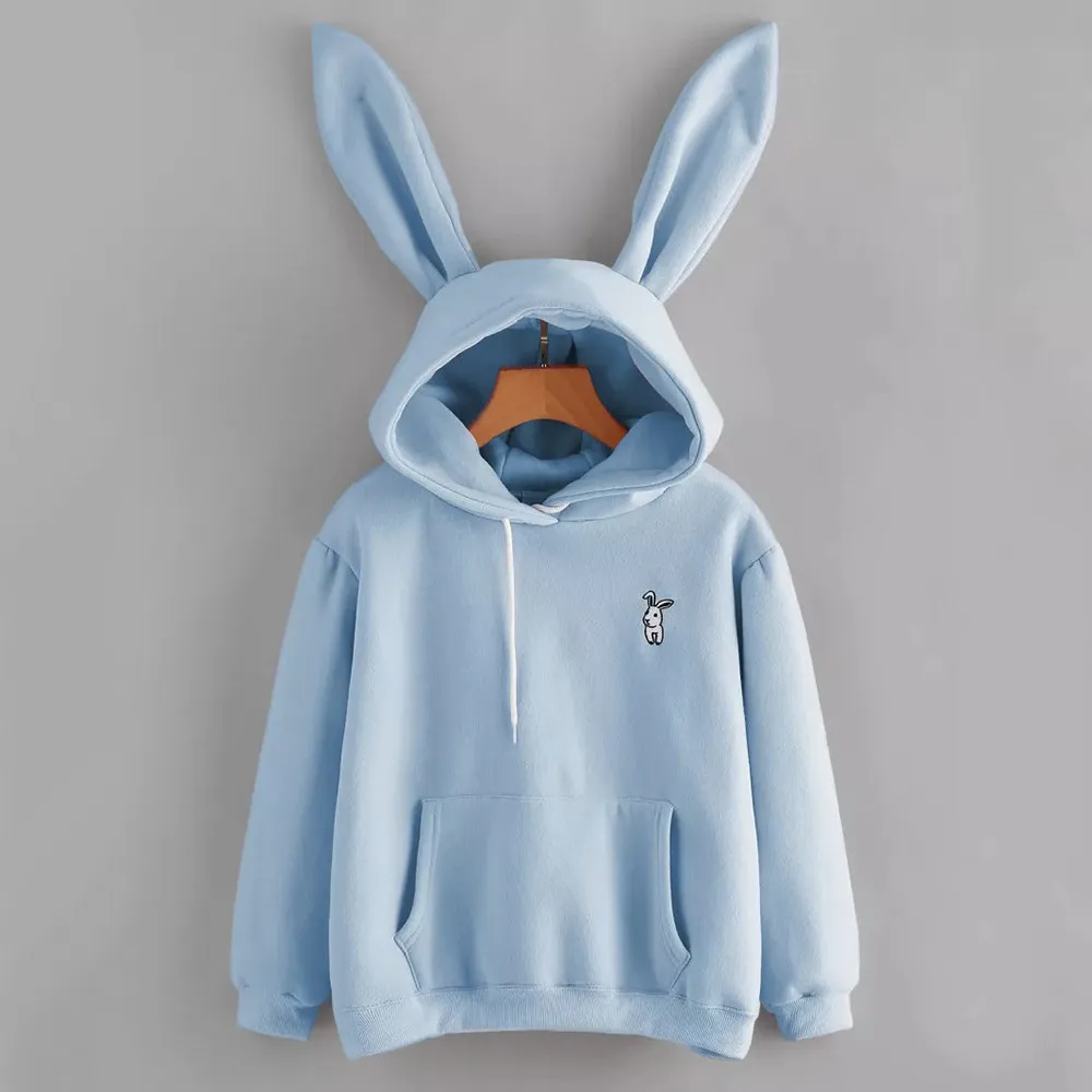 Blouse 2019 Women's Blouse Womens Long Sleeve Rabbit Hoodie Sweatshirt Pullover Tops Roupa Feminina Blouse Camisas Mujer
Blouse 2019 Women's Blouse Womens Long Sleeve Rabbit Hoodie Sweatshirt Pullover Tops Roupa Feminina Blouse Camisas Mujer