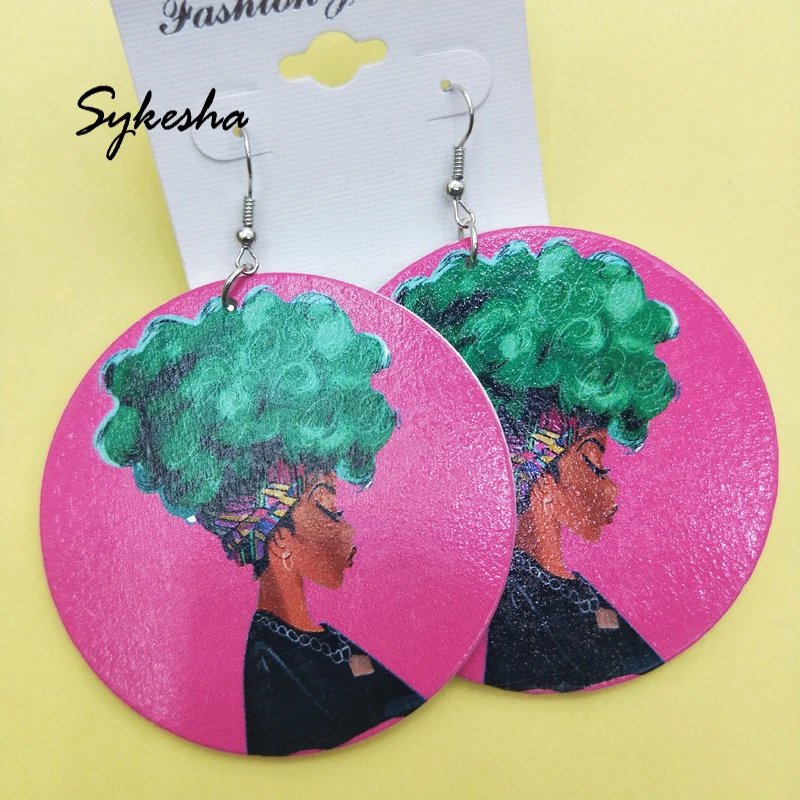 2019 New Hot Pink Round Africa Women Wood Earrings Fashion Popular Green Hair Pattern Beauty Wooden Earings for Women and Girls
2019 New Hot Pink Round Africa Women Wood Earrings Fashion Popular Green Hair Pattern Beauty Wooden Earings for Women and Girls