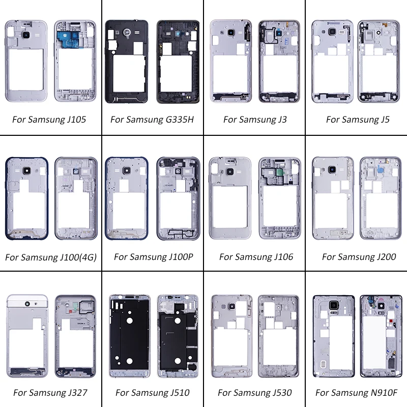 Mid Middle Frame Bezel Middle Plate Cover Repair For Samsung Galaxy J105 G355H J3 J5 J106 J200 J327 J510 J530 N910F Housing case
Mid Middle Frame Bezel Middle Plate Cover Repair For Samsung Galaxy J105 G355H J3 J5 J106 J200 J327 J510 J530 N910F Housing case