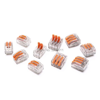 50PCS PCT-213 222-413 Compact Splicing Connector 400V 28-12AWG Spring Lever Push Fit Reuseable Cable 3 Wire Universal Connector 
50PCS PCT-213 222-413 Compact Splicing Connector 400V 28-12AWG Spring Lever Push Fit Reuseable Cable 3 Wire Universal Connector