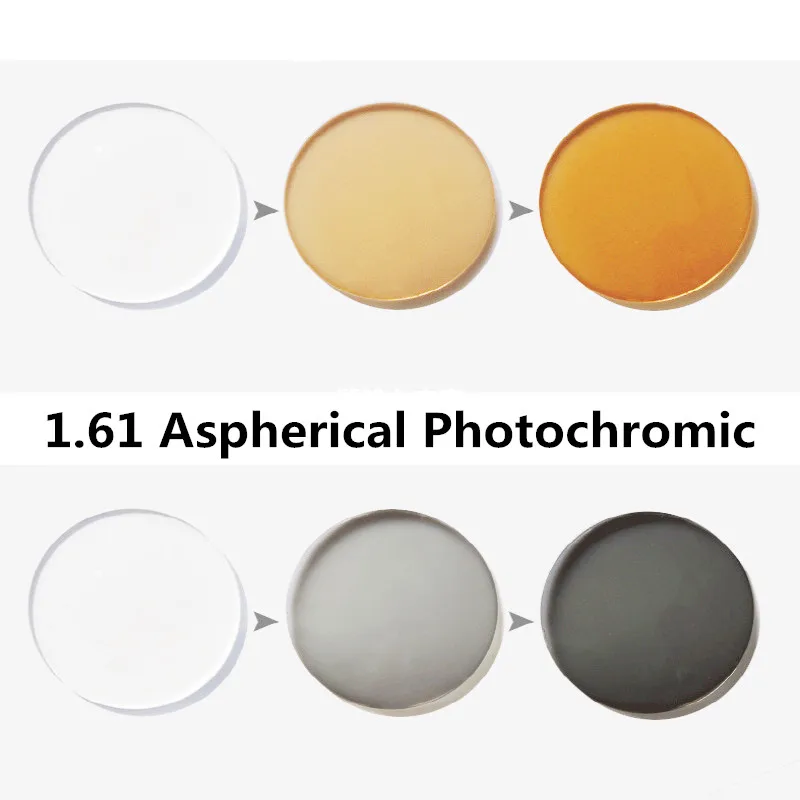 1.61 Index Single Vision Aspheric Photochromic Lens CR-39 Prescription Myopia Eye Glasses Lens Anti-Radiation Optical Lenses
1.61 Index Single Vision Aspheric Photochromic Lens CR-39 Prescription Myopia Eye Glasses Lens Anti-Radiation Optical Lenses