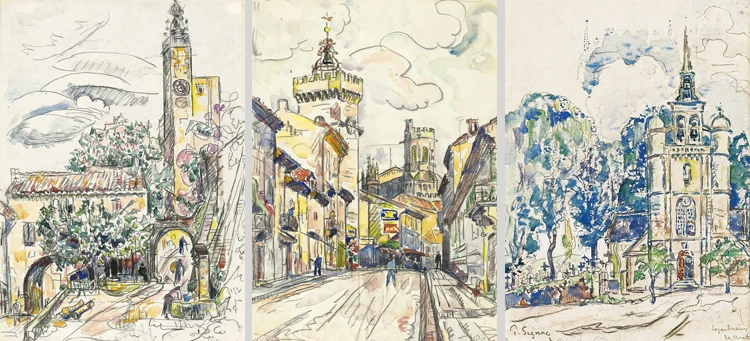 Classical Paul Signac Landscape Paintings 3 Panels Fresh Style Unframed Wall Hanging Paintings for Home/Bar Decor
Classical Paul Signac Landscape Paintings 3 Panels Fresh Style Unframed Wall Hanging Paintings for Home/Bar Decor