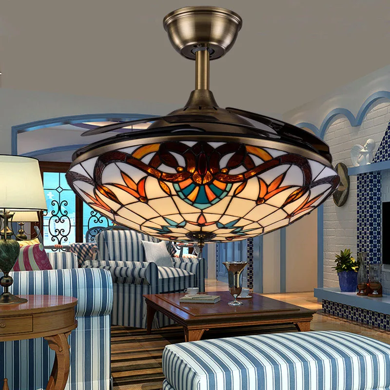 42" Ceiling Fan w/ Light & Remote Control Vintage Chandelier Control 3 changing color
42" Ceiling Fan w/ Light & Remote Control Vintage Chandelier Control 3 changing color