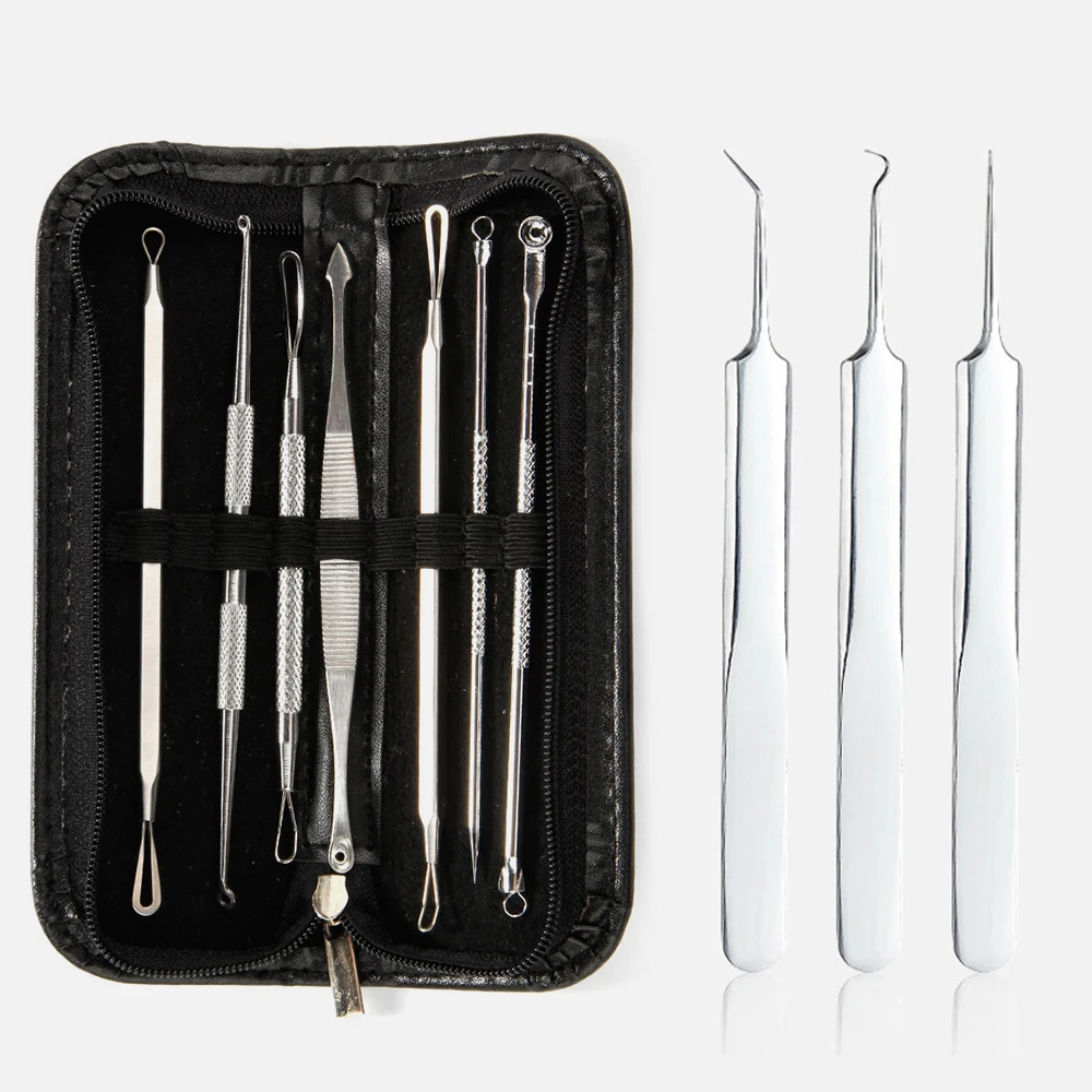 10PCS/Set Blackhead Removal Needles Kit Blackhead Remover Blemish Tools Face Acne Extractor De Cravos Remover For Face
10PCS/Set Blackhead Removal Needles Kit Blackhead Remover Blemish Tools Face Acne Extractor De Cravos Remover For Face