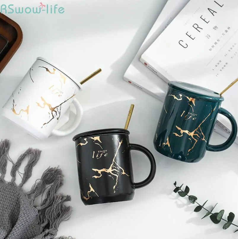 Nordic Style Marble Luxury Ceramic Mug Cup With Covered And Spoon Coffee Milk Tea Water Cups Business Office Home 350ml White
Nordic Style Marble Luxury Ceramic Mug Cup With Covered And Spoon Coffee Milk Tea Water Cups Business Office Home 350ml White