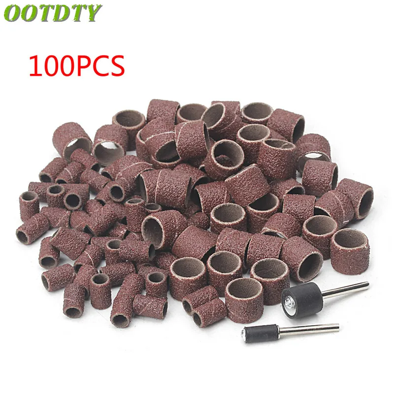 100 Pcs 1/2" and 1/4" Sanding Band Sleeves Drum Kit Sandpaper Rubber 2 Mandrels 120 Grits/80 Grits
100 Pcs 1/2" and 1/4" Sanding Band Sleeves Drum Kit Sandpaper Rubber 2 Mandrels 120 Grits/80 Grits