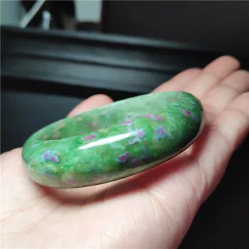 Woman Bangle Genuine Natural Ruby Zoisite Red Green Inner Diamater 52mm Anniversary Healing Stone Best Gift Bangle Drop Shipping
Woman Bangle Genuine Natural Ruby Zoisite Red Green Inner Diamater 52mm Anniversary Healing Stone Best Gift Bangle Drop Shipping