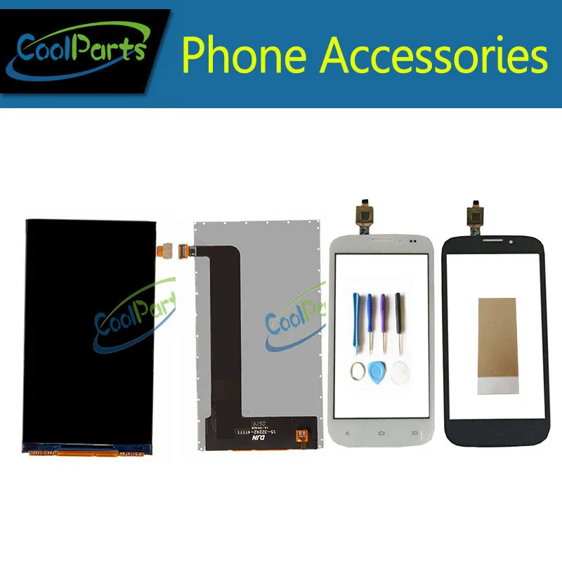 1PC/Lot High Quality For FLY IQ4404 LCD Display Screen +Touch Screen Digitizer White Black Color With Tool&Tape Replacement Part
1PC/Lot High Quality For FLY IQ4404 LCD Display Screen +Touch Screen Digitizer White Black Color With Tool&Tape Replacement Part