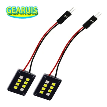 50X Blue to White dual color Dome light 8 SMD 2835 led 0.5W Car Vehicle Panel Lamps Auto Interior Reading Lamp Bulb Light 12V
50X Blue to White dual color Dome light 8 SMD 2835 led 0.5W Car Vehicle Panel Lamps Auto Interior Reading Lamp Bulb Light 12V