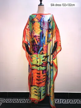 African dresses fo women 2019 beautiful printed summer silk long dress for women size 132cm x132cm muslim women dress
African dresses fo women 2019 beautiful printed summer silk long dress for women size 132cm x132cm muslim women dress
