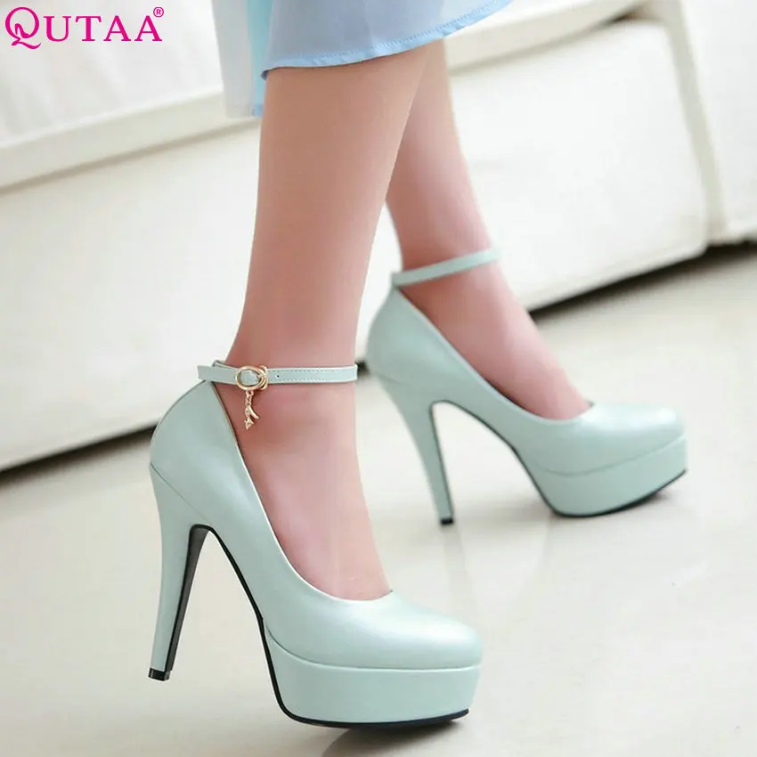QUTAA 2020 Women Pumps Women Shoes All Match Thin High Heel Pointed Toe Pu Leather Spring/autumn Ladies Wedding Pumps Size 34-43
QUTAA 2020 Women Pumps Women Shoes All Match Thin High Heel Pointed Toe Pu Leather Spring/autumn Ladies Wedding Pumps Size 34-43