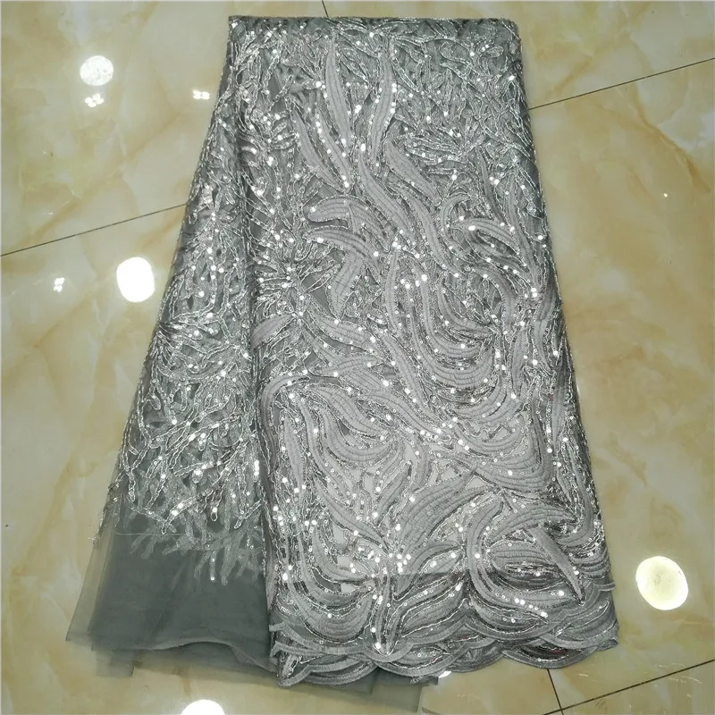 2019 New Design Gray African Lace Fabric 2019 Wholesale France Swiss Voile Lace High Quality African Tulle Sequins Lace Fabric
2019 New Design Gray African Lace Fabric 2019 Wholesale France Swiss Voile Lace High Quality African Tulle Sequins Lace Fabric