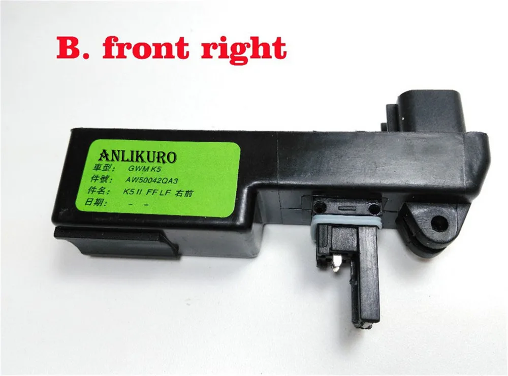 OEM Green Label PROXIMITY PROTECTION MODULE-FR DOOR LH great wall haval h5 Original
OEM Green Label PROXIMITY PROTECTION MODULE-FR DOOR LH great wall haval h5 Original