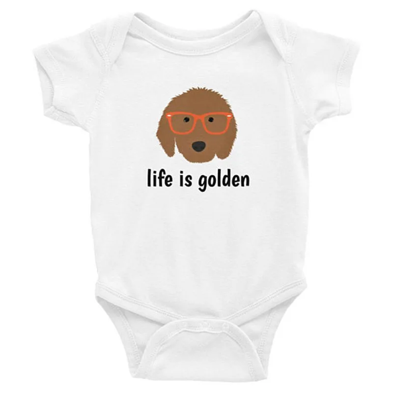 YSCULBUTOL Personalized Goldendoodle Baby Clothes Life Is A Golden Cute Baby Bodysuit
YSCULBUTOL Personalized Goldendoodle Baby Clothes Life Is A Golden Cute Baby Bodysuit