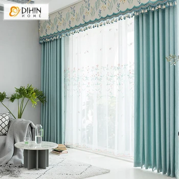 Pastoral Flower Printed Valance Customized Blackout Curtains For Living Room Window Curtain 1 Panel
Pastoral Flower Printed Valance Customized Blackout Curtains For Living Room Window Curtain 1 Panel
