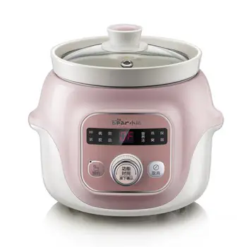 1L pink mini Ceramic Whiteware electric Slow Cookers baby Porridge Cooking Soup Stewing pot 6 functions 100W Easy to clean
1L pink mini Ceramic Whiteware electric Slow Cookers baby Porridge Cooking Soup Stewing pot 6 functions 100W Easy to clean