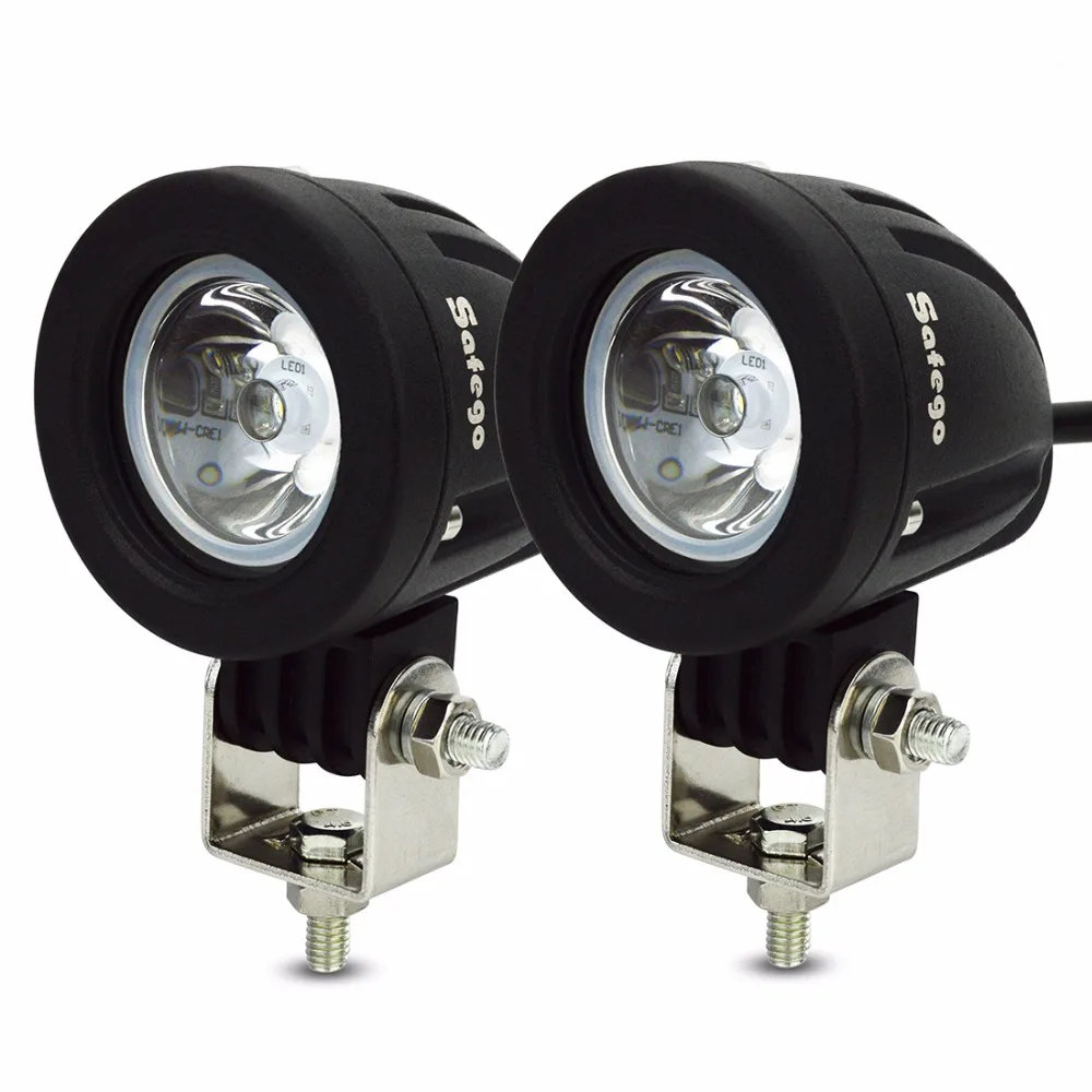 Safego 2pcs 10w Led work Light Flood spot 12v led driving light offroad atv truck engineering vehicles led motorcycle lamp
Safego 2pcs 10w Led work Light Flood spot 12v led driving light offroad atv truck engineering vehicles led motorcycle lamp