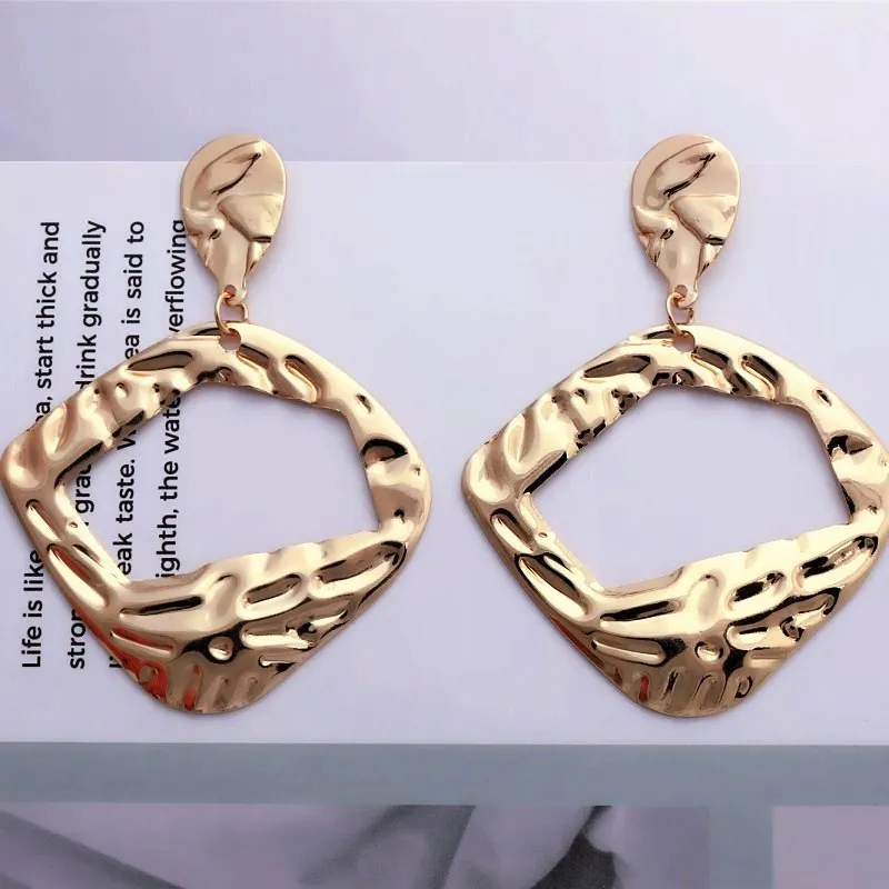 Gold Geometric Drop Earrings Silver Color Round Pendant Earring for Women Big Exaggerated Geometric Elegant Gift Jewelry Earring
Gold Geometric Drop Earrings Silver Color Round Pendant Earring for Women Big Exaggerated Geometric Elegant Gift Jewelry Earring