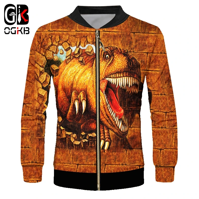 OGKB New Men's Casual Jackets Funny Print Dinosaur 3D Jacket Coats Man Hiphop Streetwear Punk Outwear Tracksuits Dropshipping
OGKB New Men's Casual Jackets Funny Print Dinosaur 3D Jacket Coats Man Hiphop Streetwear Punk Outwear Tracksuits Dropshipping