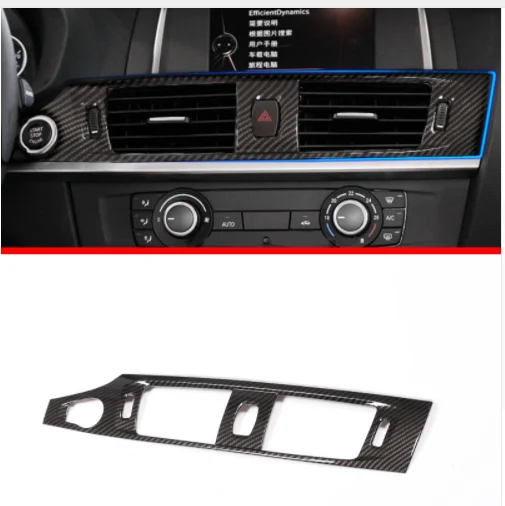 Carbon Fiber Center Console Air Conditioning Outlet Vent Frame Trim For BMW X3 F25 2011-2017 X4 F26 2014-2017 Car-styling
Carbon Fiber Center Console Air Conditioning Outlet Vent Frame Trim For BMW X3 F25 2011-2017 X4 F26 2014-2017 Car-styling