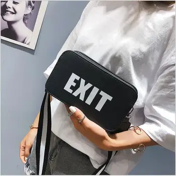 2018 Fashion Women Vintage Letter EXIT Decoration Flap Handbag Hotsale Lady Evening Purse New Messenger Crossbody Shoulder Bag.
2018 Fashion Women Vintage Letter EXIT Decoration Flap Handbag Hotsale Lady Evening Purse New Messenger Crossbody Shoulder Bag.