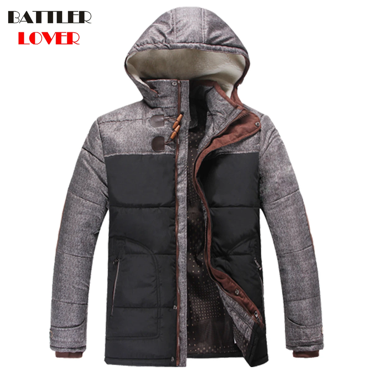 2017 Men Winter Jacket Coat Thick Warm Cotton Parkas Jacket Mens Ultralight Brand Clothing Parka Man Hooded Autumn Down Jackets