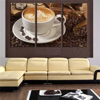 2016 3 Panel Coffee Wall Art Picture Modern Painting Canvas Home Decoration Living Room Canvas Print-Large Canvas Art Unframed 
2016 3 Panel Coffee Wall Art Picture Modern Painting Canvas Home Decoration Living Room Canvas Print-Large Canvas Art Unframed